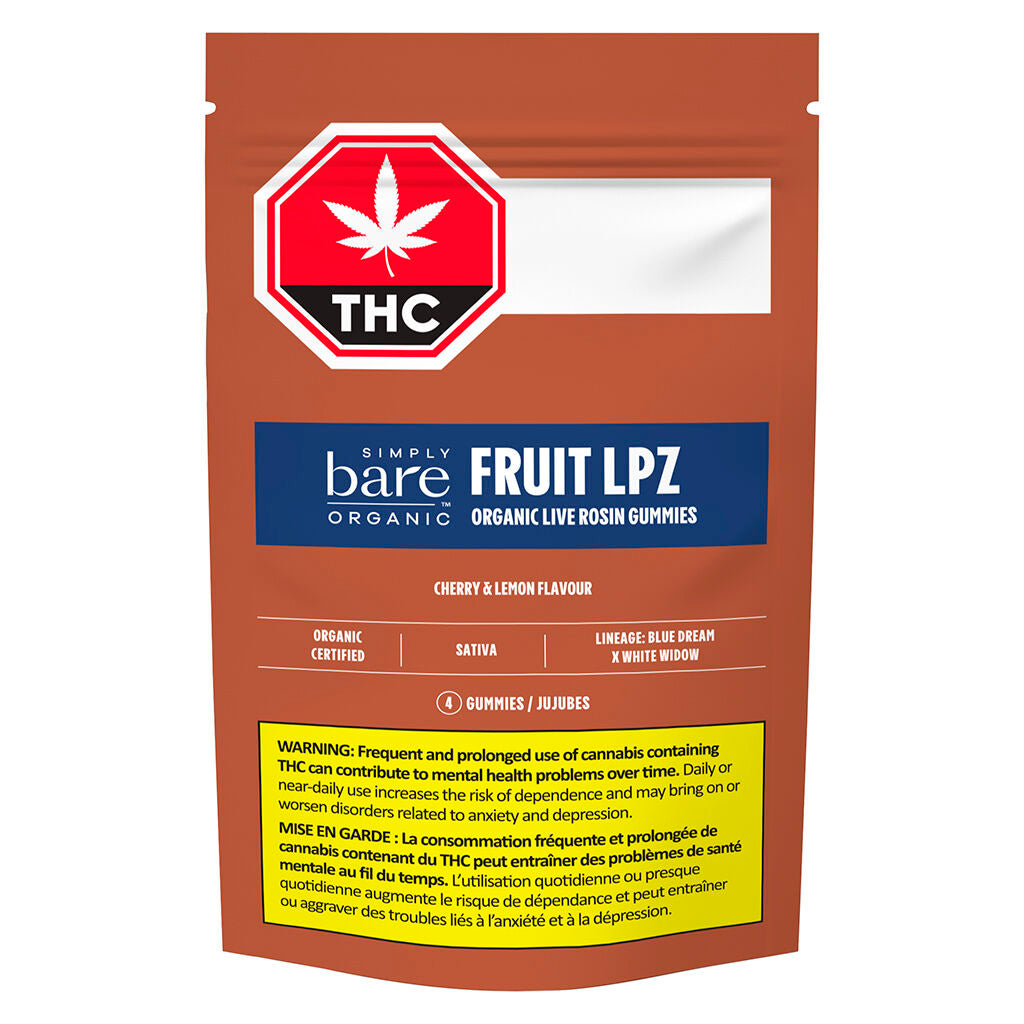 Fruit Lpz Organic Live Rosin Gummies - 