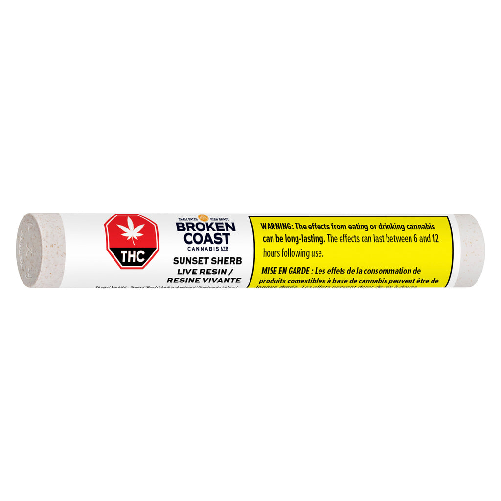 Sunset Sherb Live Resin Infused Pre-Roll - 