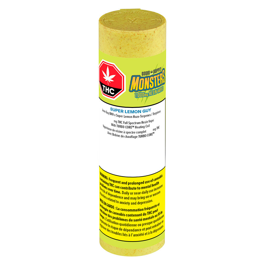 Super Lemon Guy Monsters 1000 Resin 510 Thread Cartridge - 