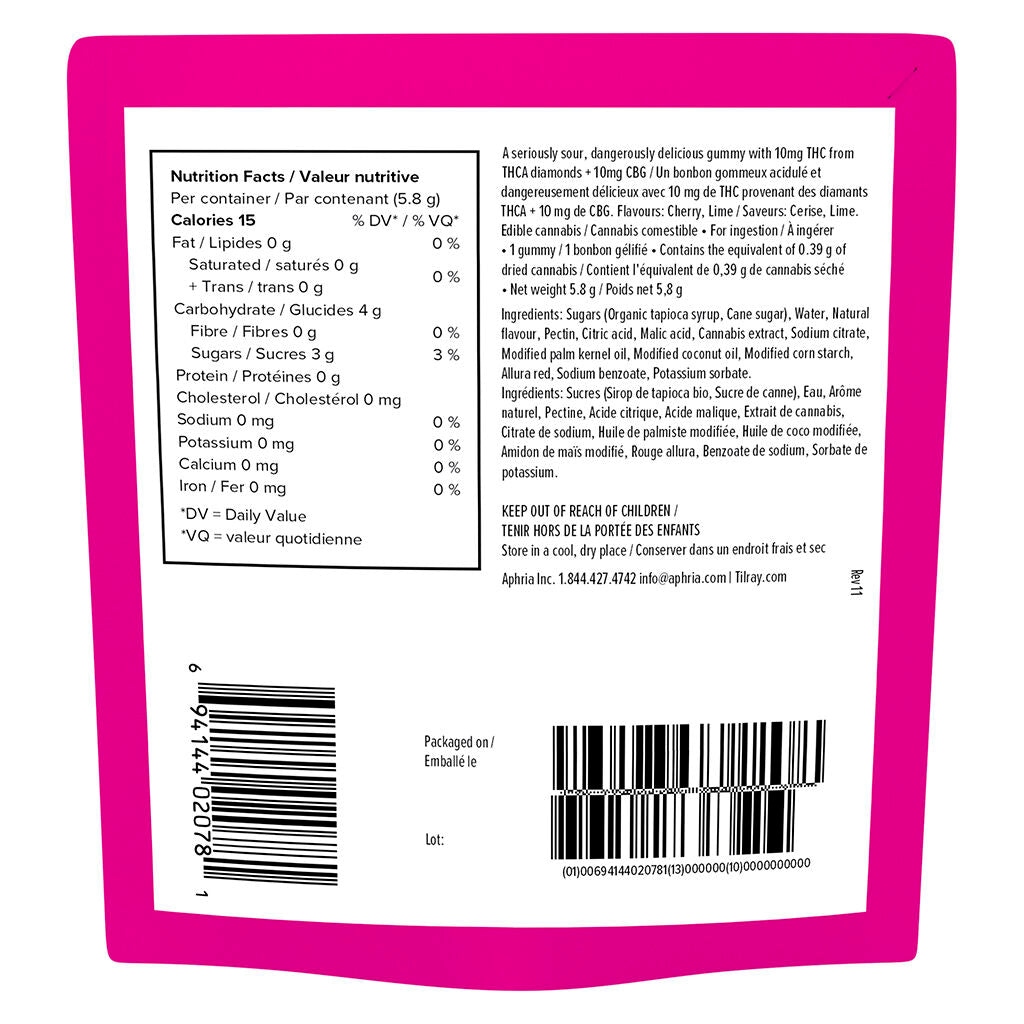 Cherry Blasted Lime Gummies - 