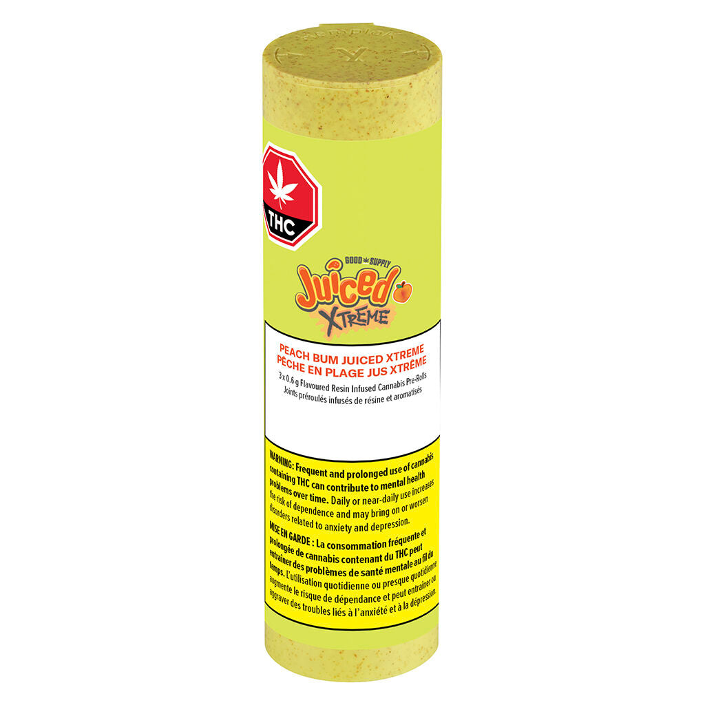 Juiced Xtreme Peach Bum Resin Infused Pre-roll - 