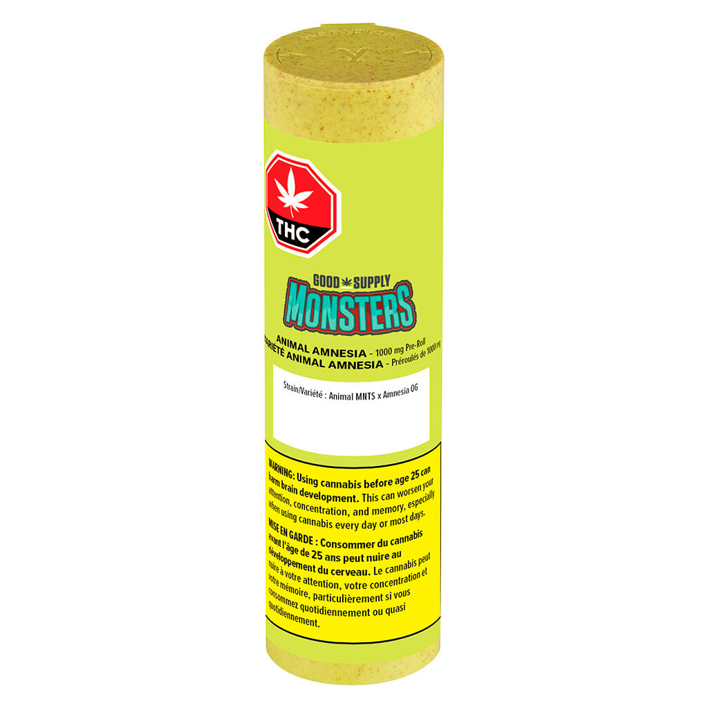 Monsters Animal Amnesia Infused Pre-Roll