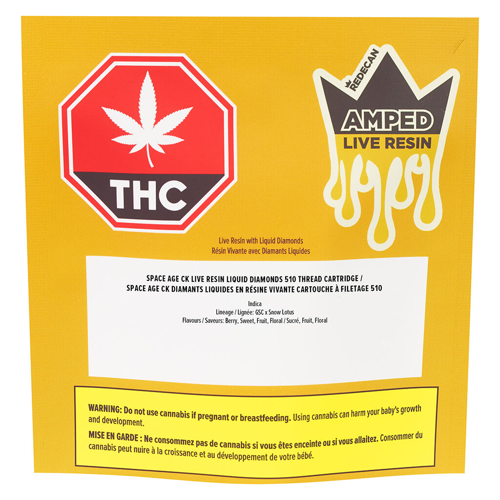 Amped Live Resin Space Age CK 510 Thread Cartridge - 