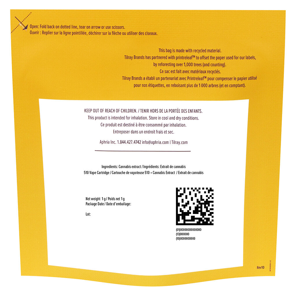 Amped Live Resin Blueberry DNTS 510 Thread Cartridge - 