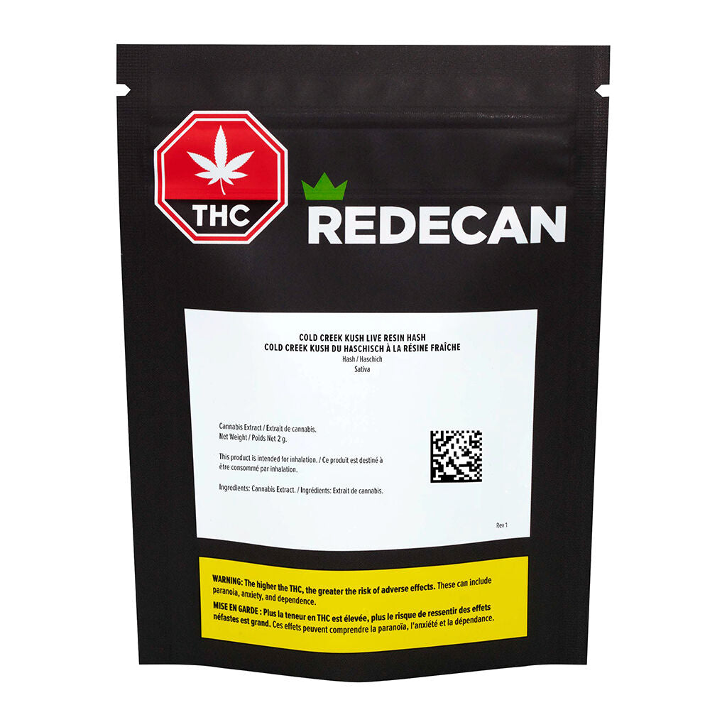 Cold Creek Kush Live Resin Hash | Ontario Cannabis Store