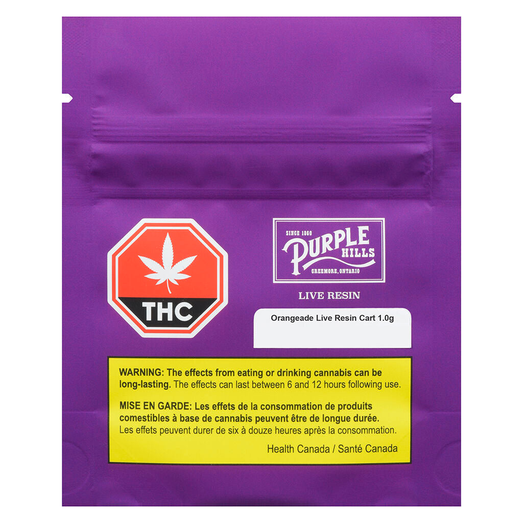 Orangeade Live Resin 510 Thread Cartridge