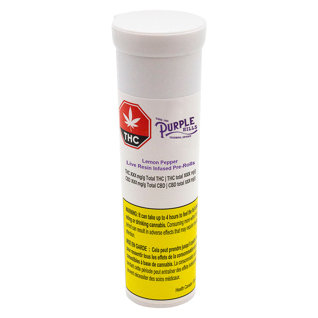 Lemon Pepper Live Resin-Infused Pre-Roll - 