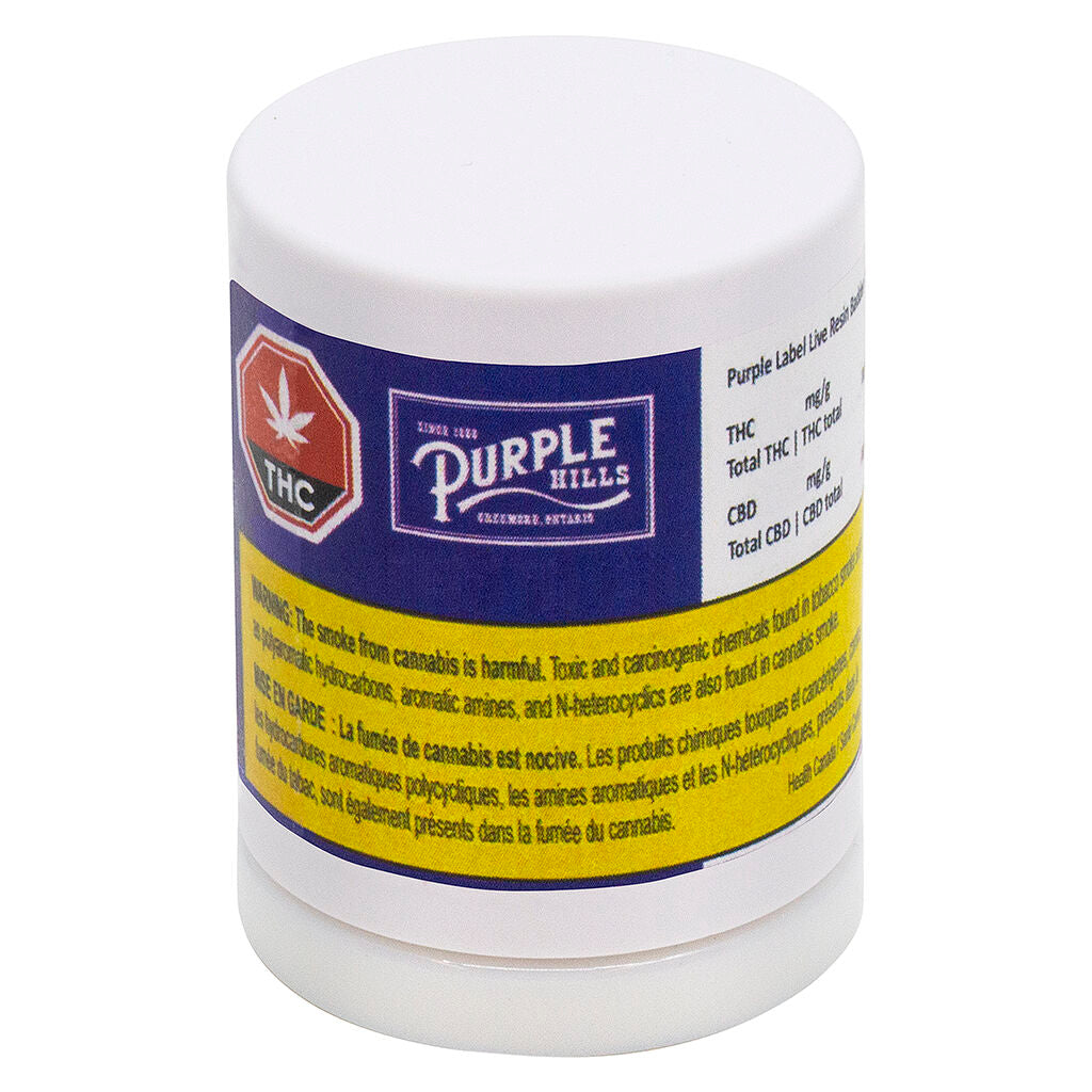 Purple Label Live Resin Badder - 