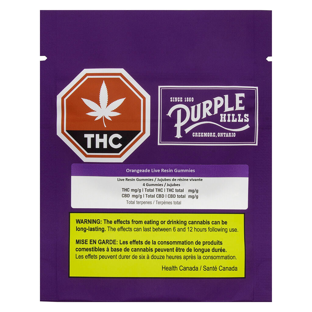 Orangeade Live Resin Gummies - 
