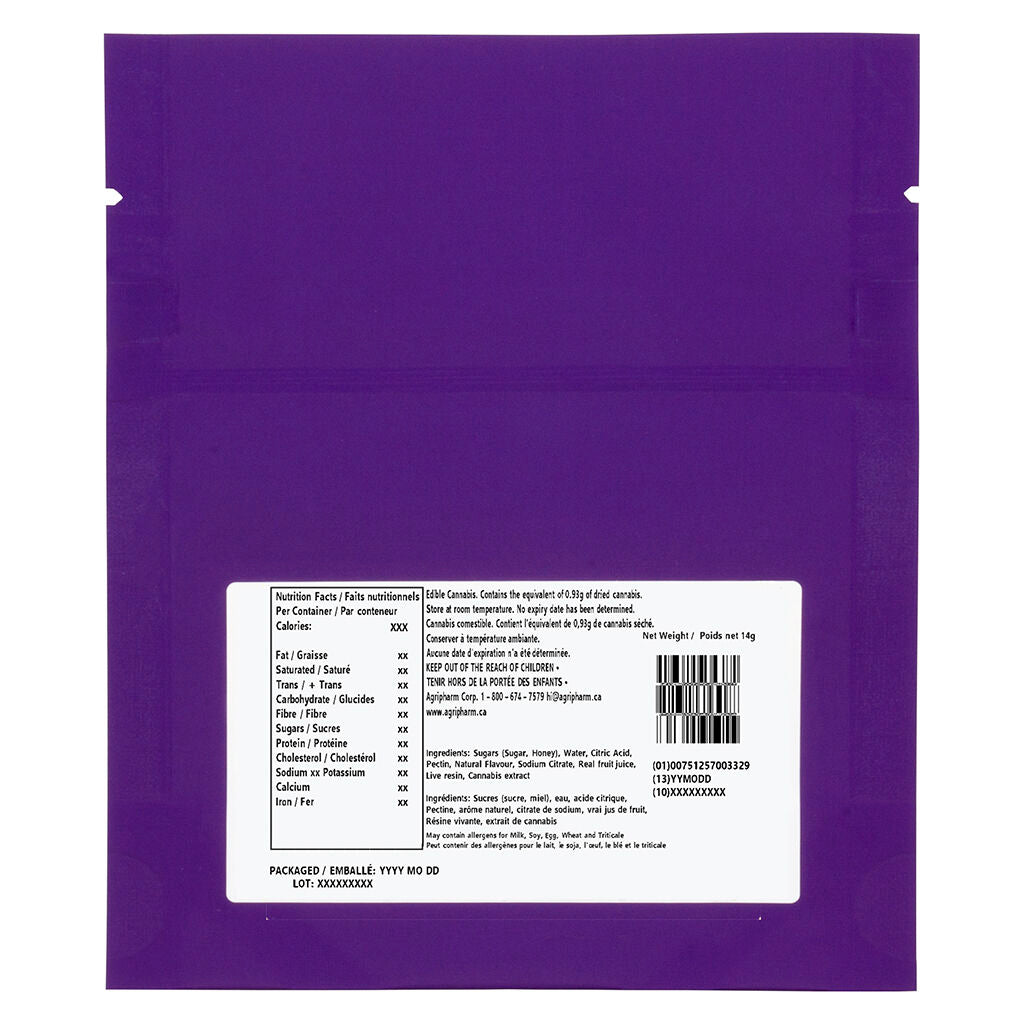 Gorilla Zkittles Live Resin Gummies - 