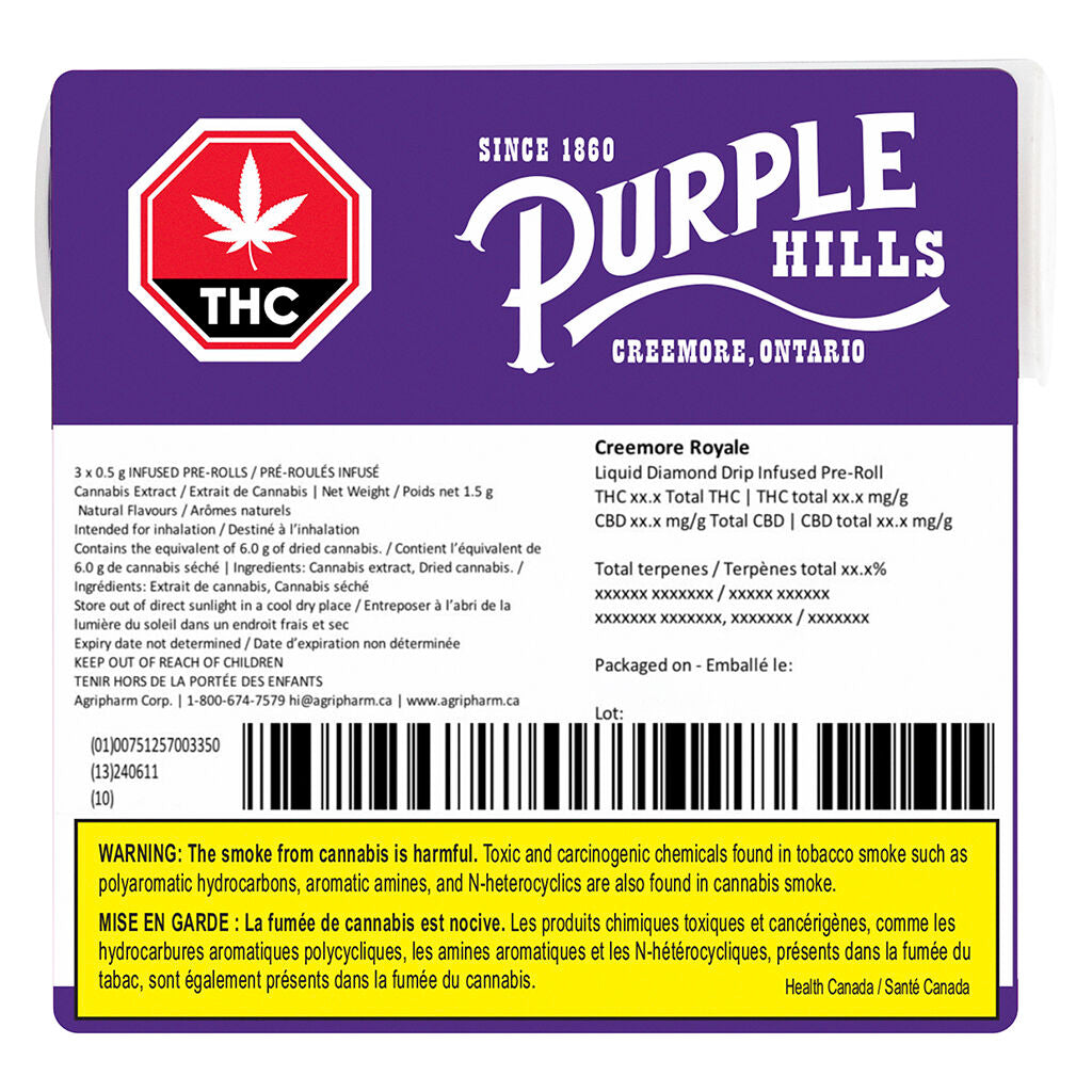 Creemore Royale Liquid Diamond Drip Infused Pre-Roll - 