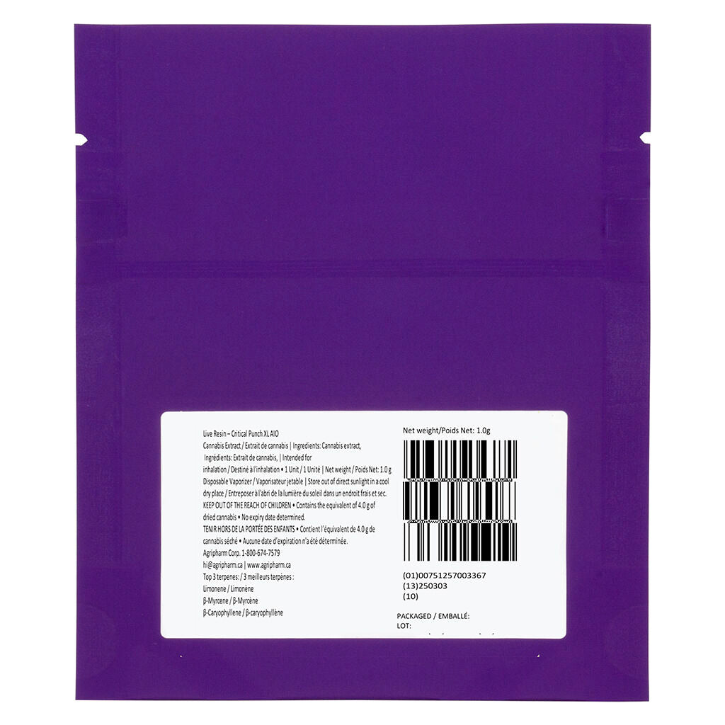 Live Resin – Critical Punch XL AIO - 