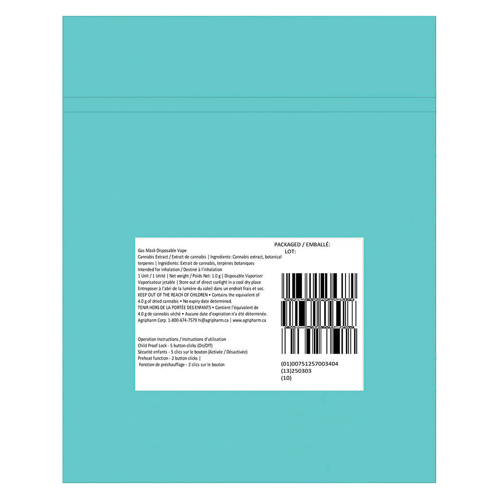 Gas Mask Disposable Vape - 