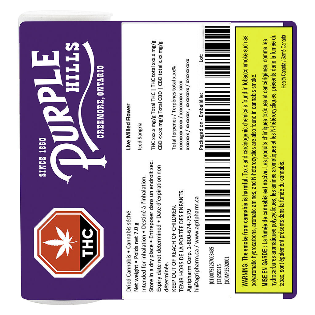 Live Milled Flower – Iced Sangria - 