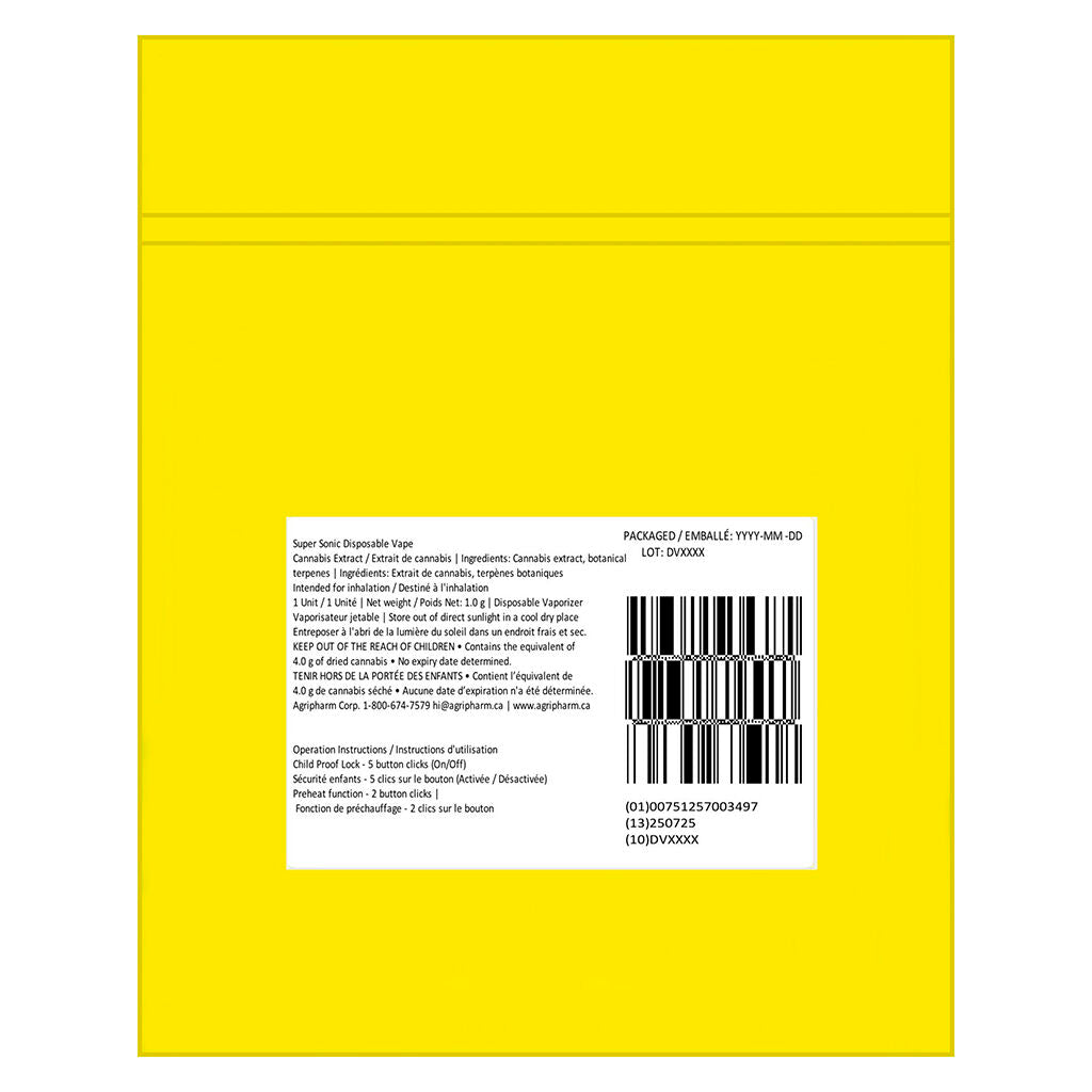 Super Sonic Disposable Vape - 
