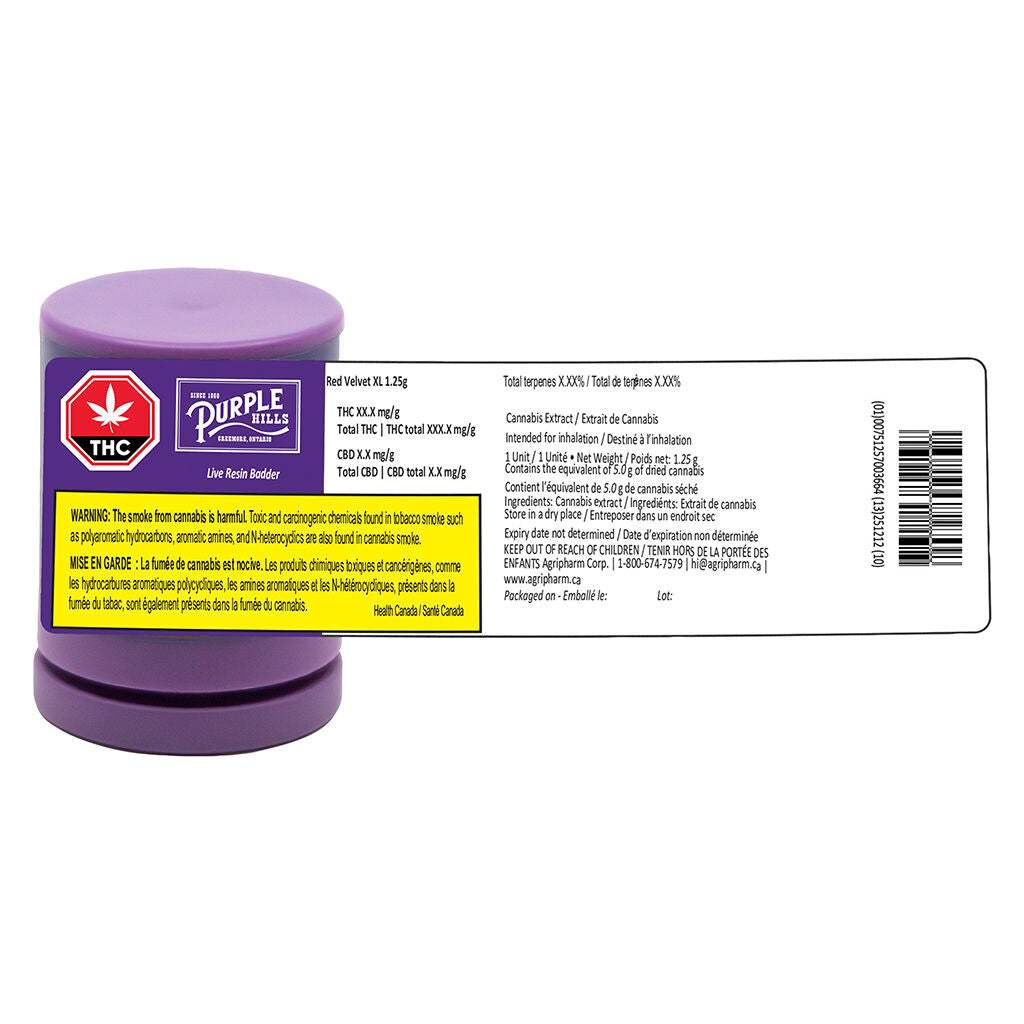 Live Resin Badder – Red Velvet XL - 