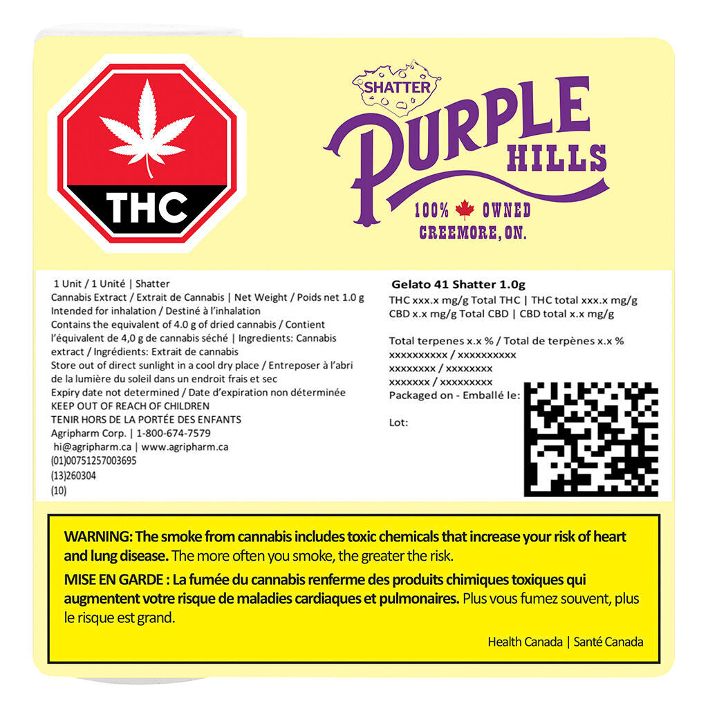 Gelato 41 Shatter - 