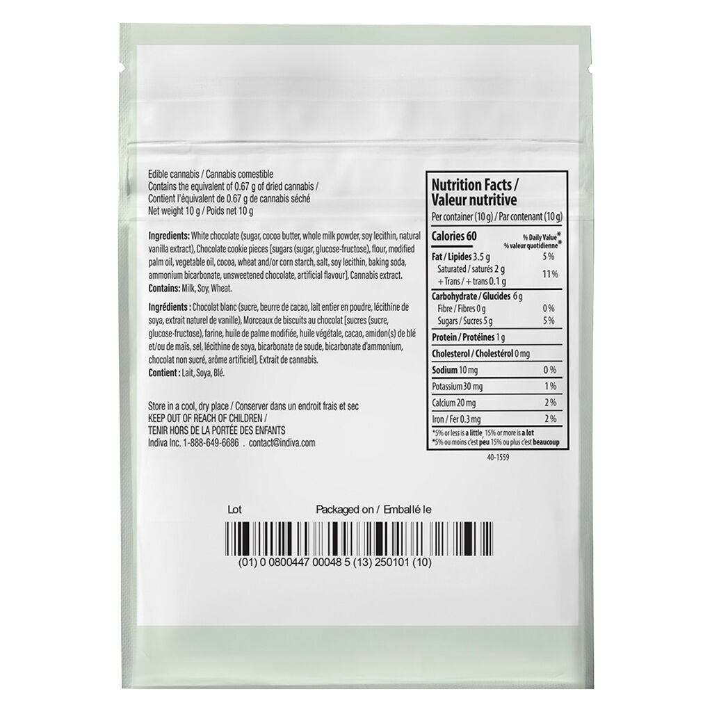 THC Cookies and Cream White Chocolate - 