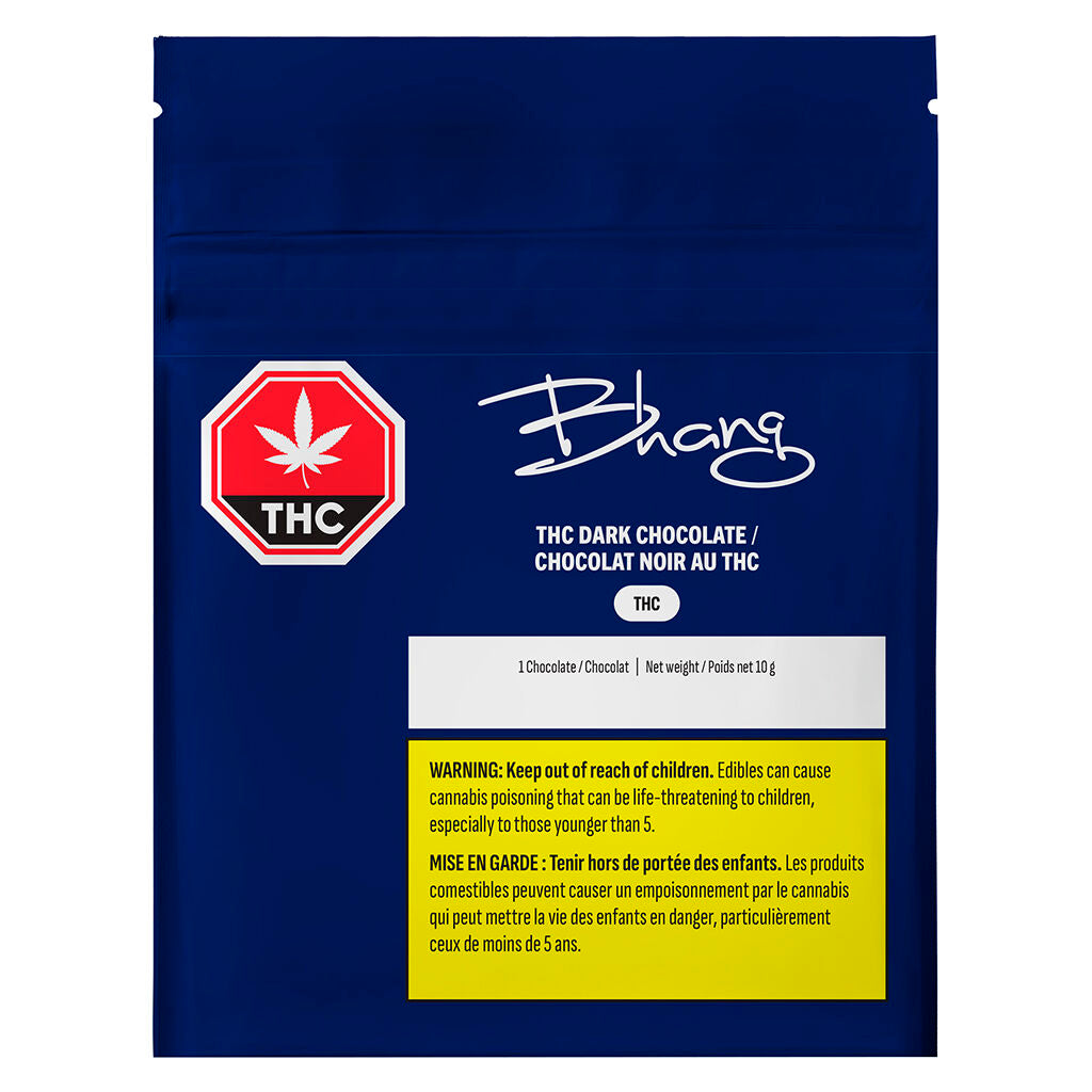 Tablette de chocolat noir THC - 