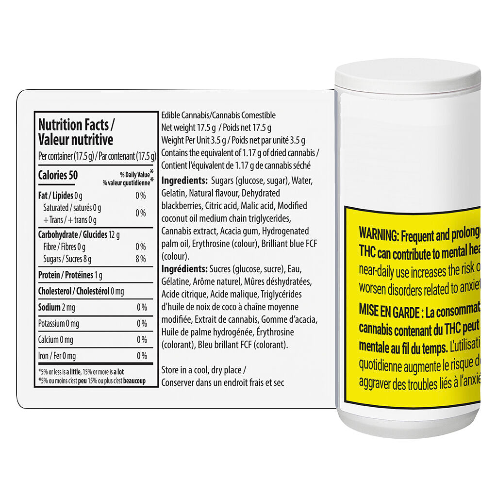 Blackberry Lemonade 1:1:1 CBN/CBD/THC - 