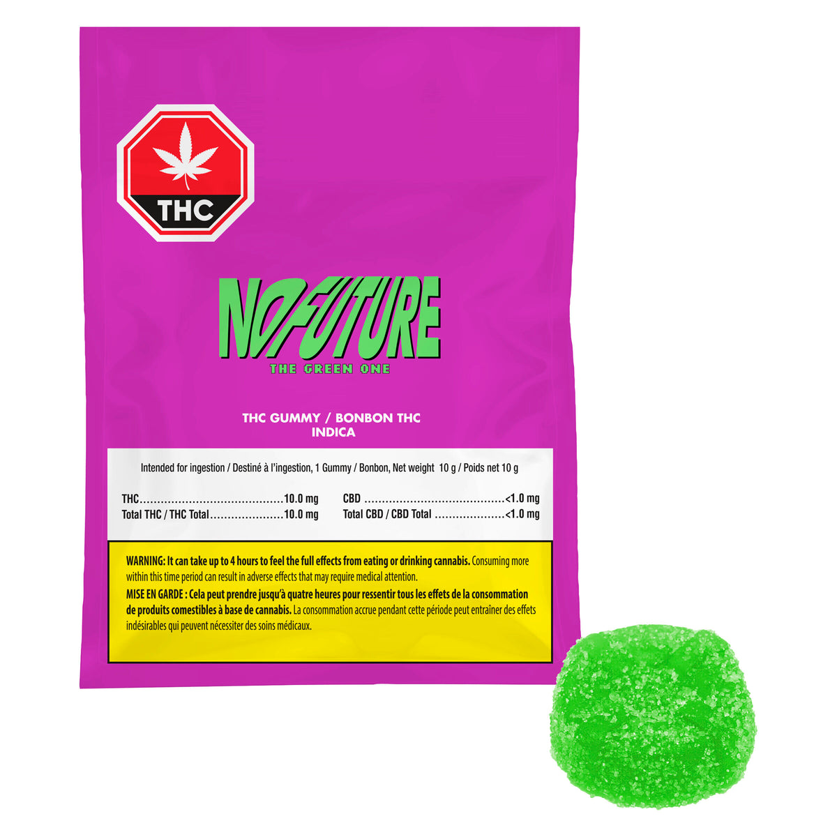 The Green One Indica THC Gummy