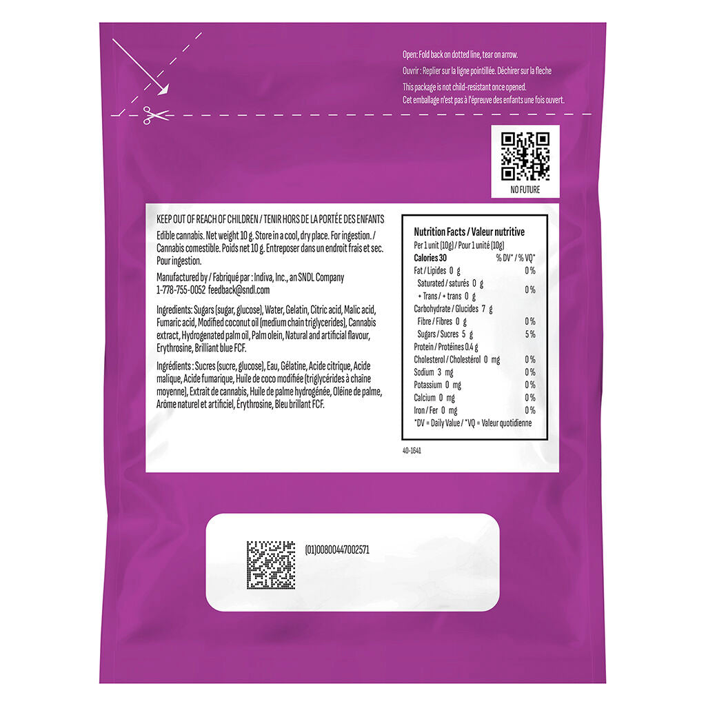 The Purple One Indica THC Gummy - 