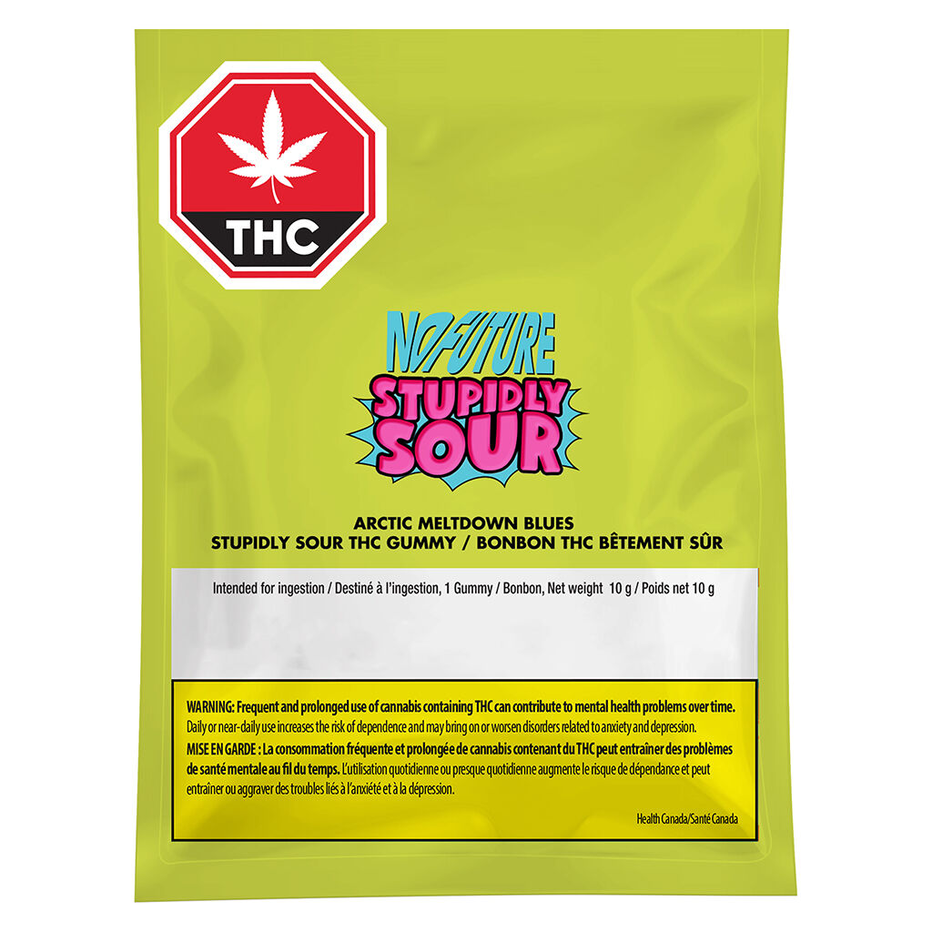 Arctic Meltdown Blues - Stupidly Sour THC Gummy - 