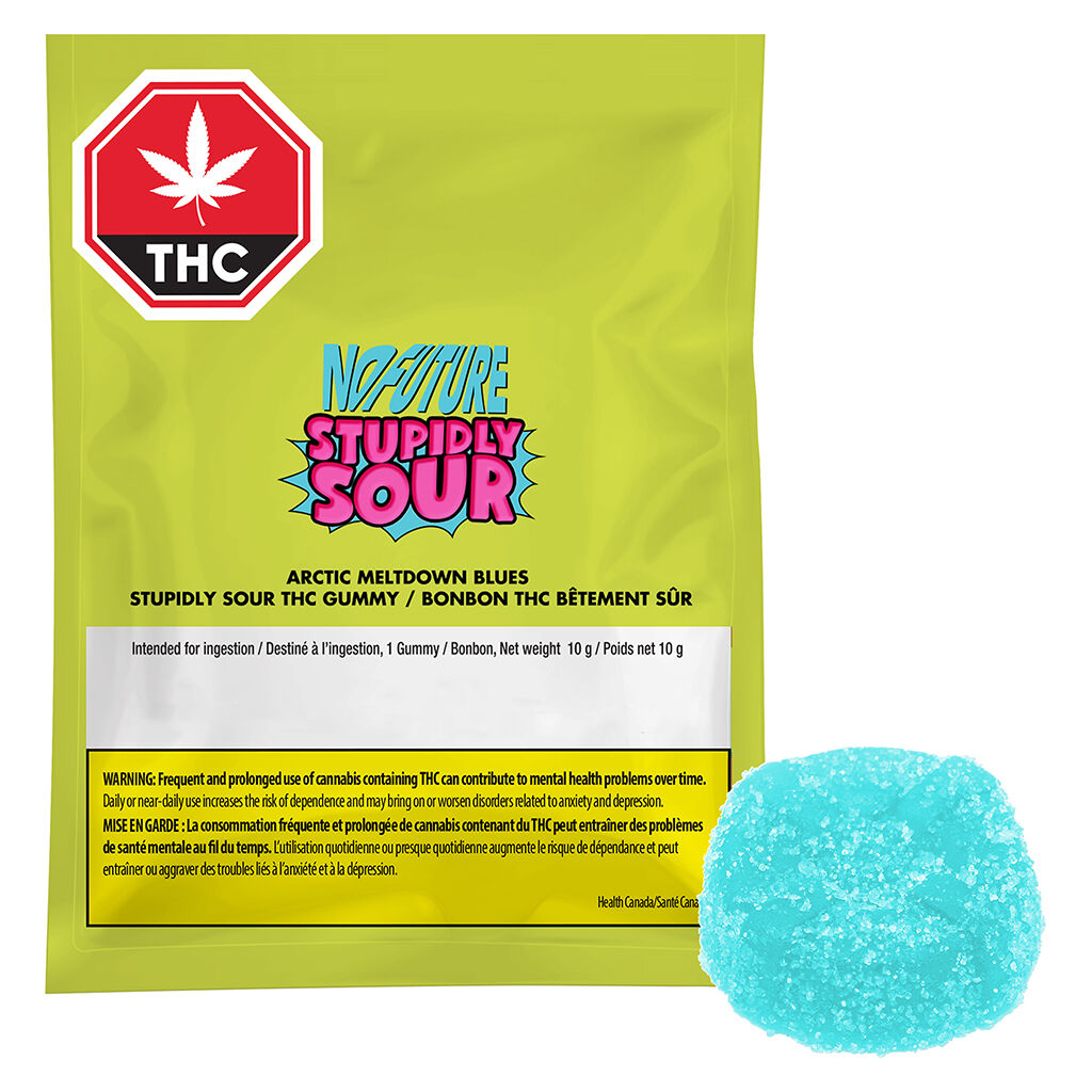 Arctic Meltdown Blues - Stupidly Sour THC Gummy - 