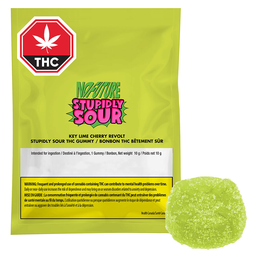 Key Lime Cherry Revolt - Stupidly Sour THC Gummy - 