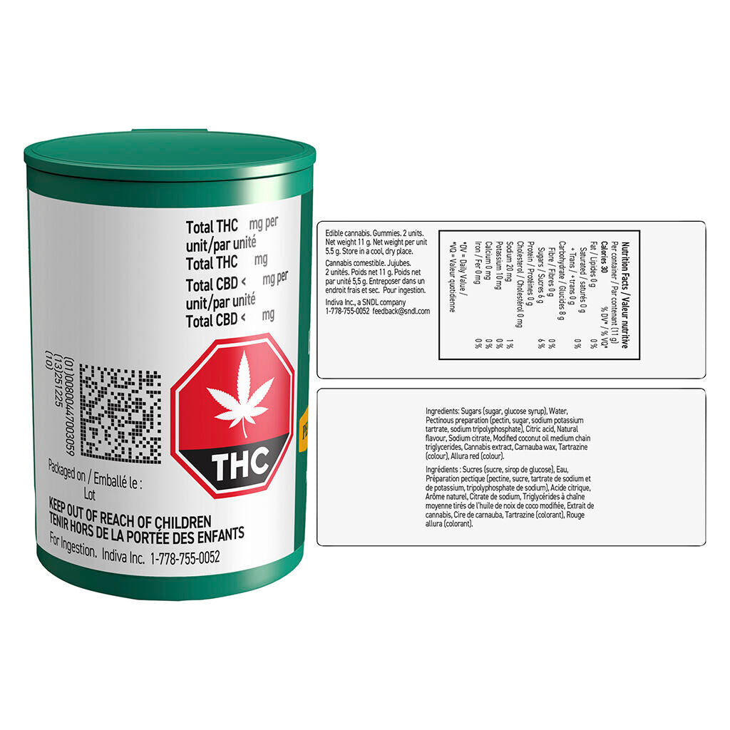 Live Rosin Gummies - Peach White Grape - 