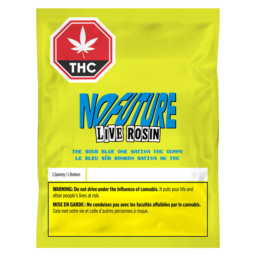 The Sour Blue One - Live Rosin Sativa THC Gummy - 