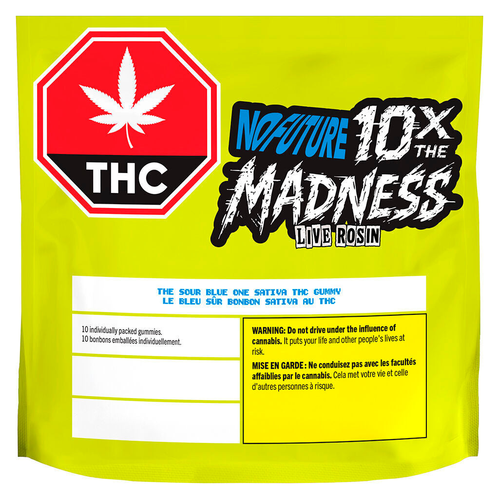10X the Madness: The Sour Blue One - Live Rosin Sativa - 