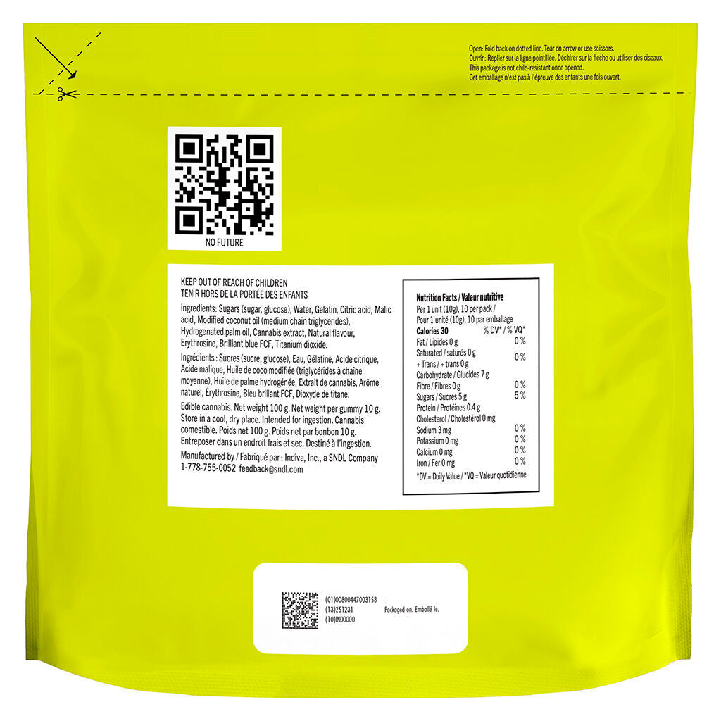 10X The Madness The Sour Purple One - Live Rosin Indica - 