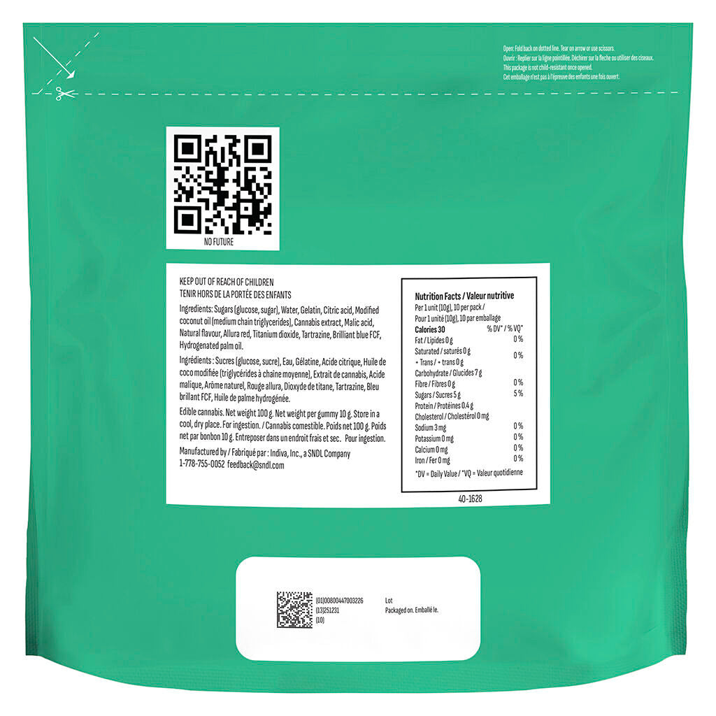 10X the Madness: Ratio'd Cherry Blast 1:1:2 THC/CBD/CBC - 