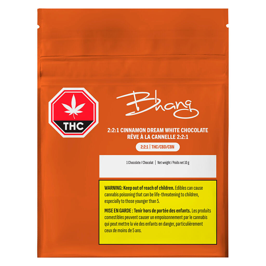 Chocolat blanc Cinnamon Dream 2:2:1 THC/CBD/CBN