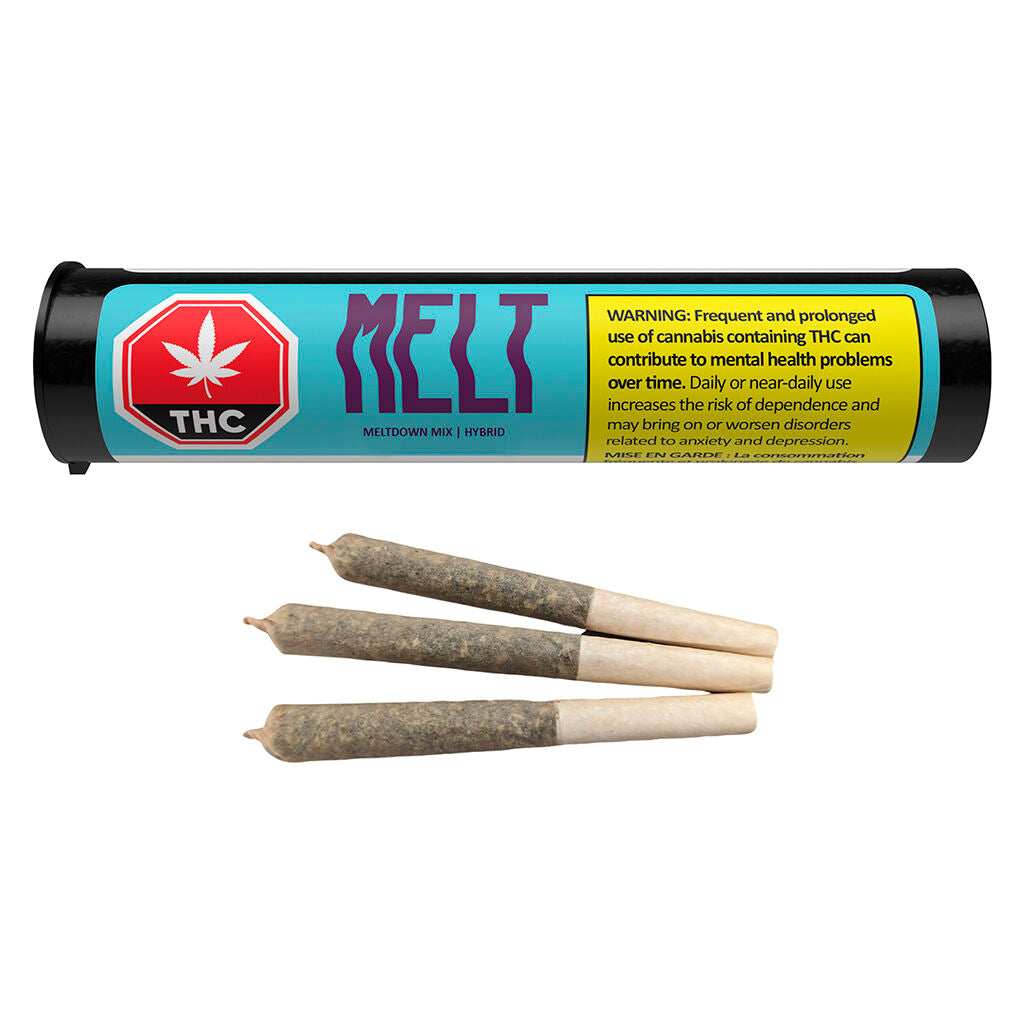 Meltdown Mix Distillate Infused Pre-Roll - 