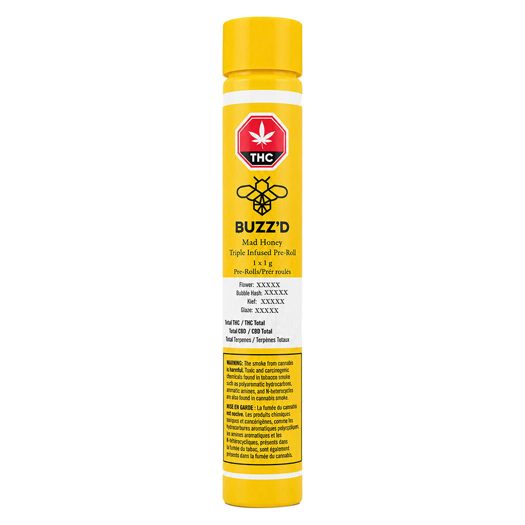 Mad Honey : Triple Infused Pre-roll - 