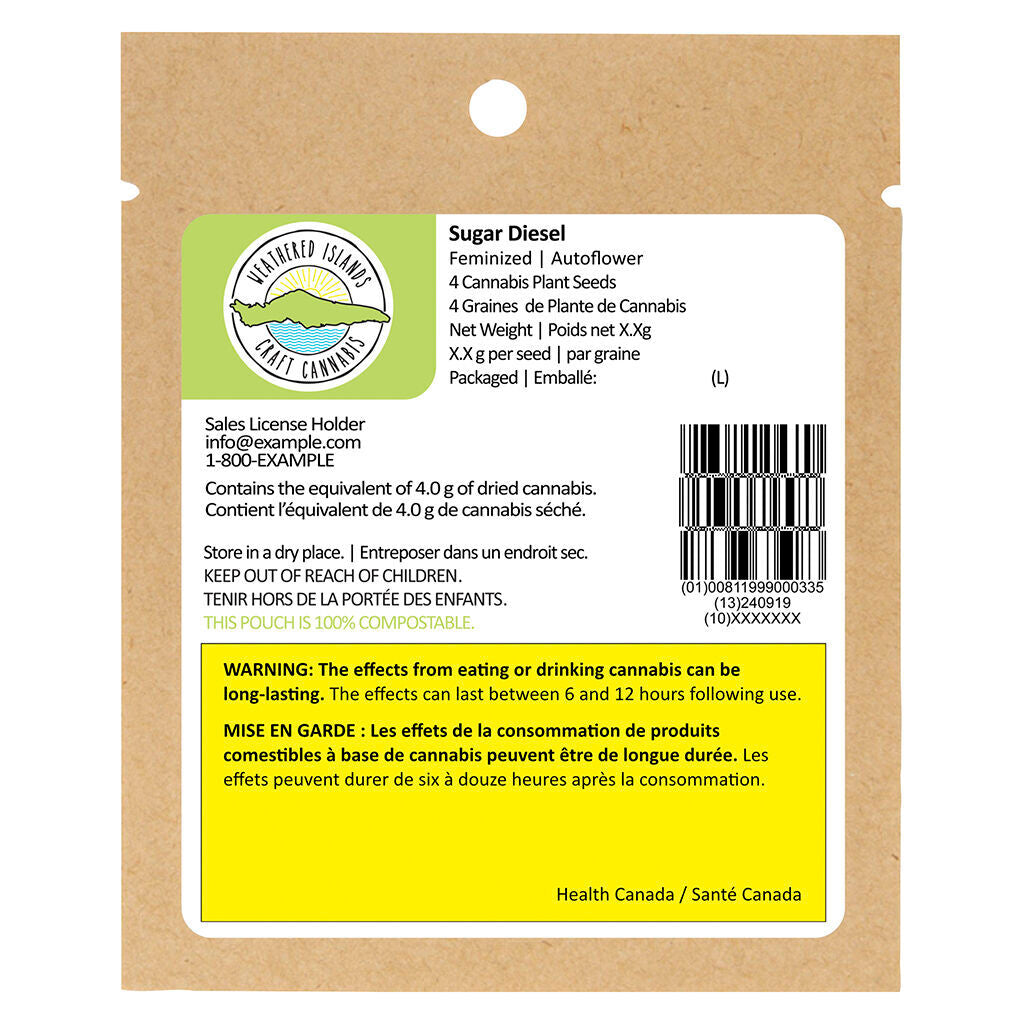 Sugar Diesel Auto Flower Feminized Seeds