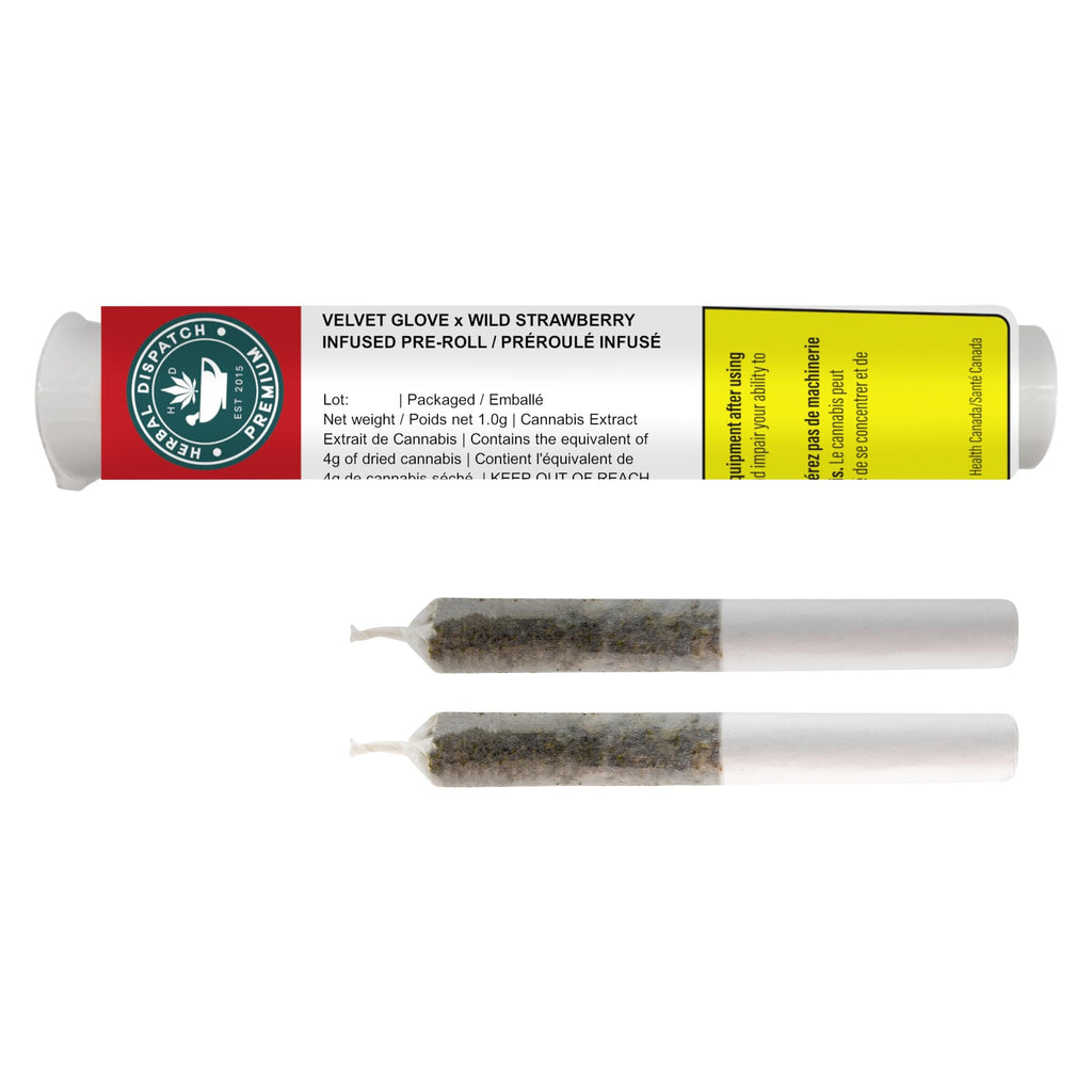 Velvet Glove Flower x Wild Strawberry Live Hash Rosin Infuse - 