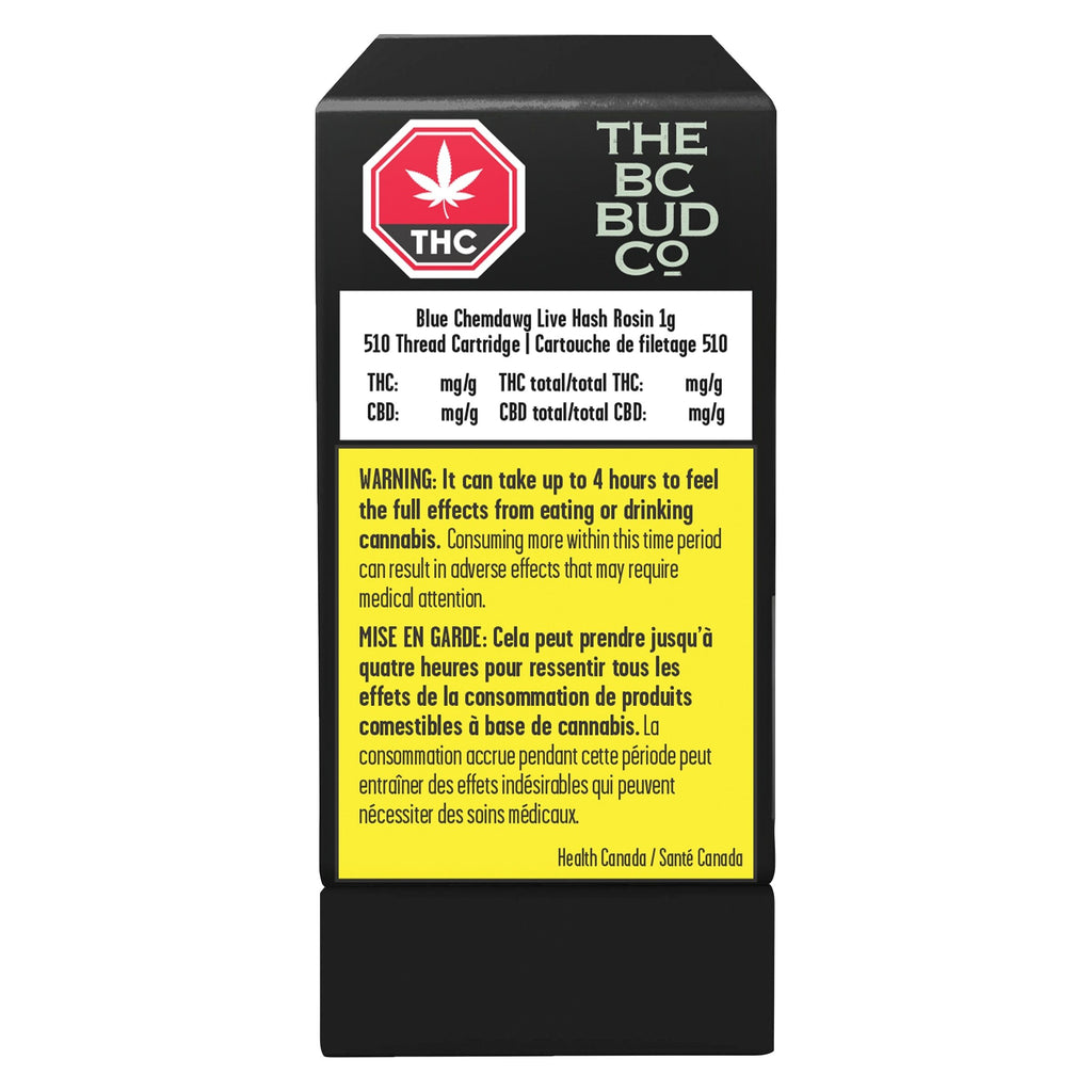 Blue Chemdawg Live Hash Rosin 510 Thread Cartridge - 