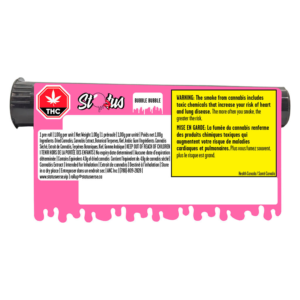 Bubble Bubble Liquid Diamond Infused Kief Coated Blunt - 