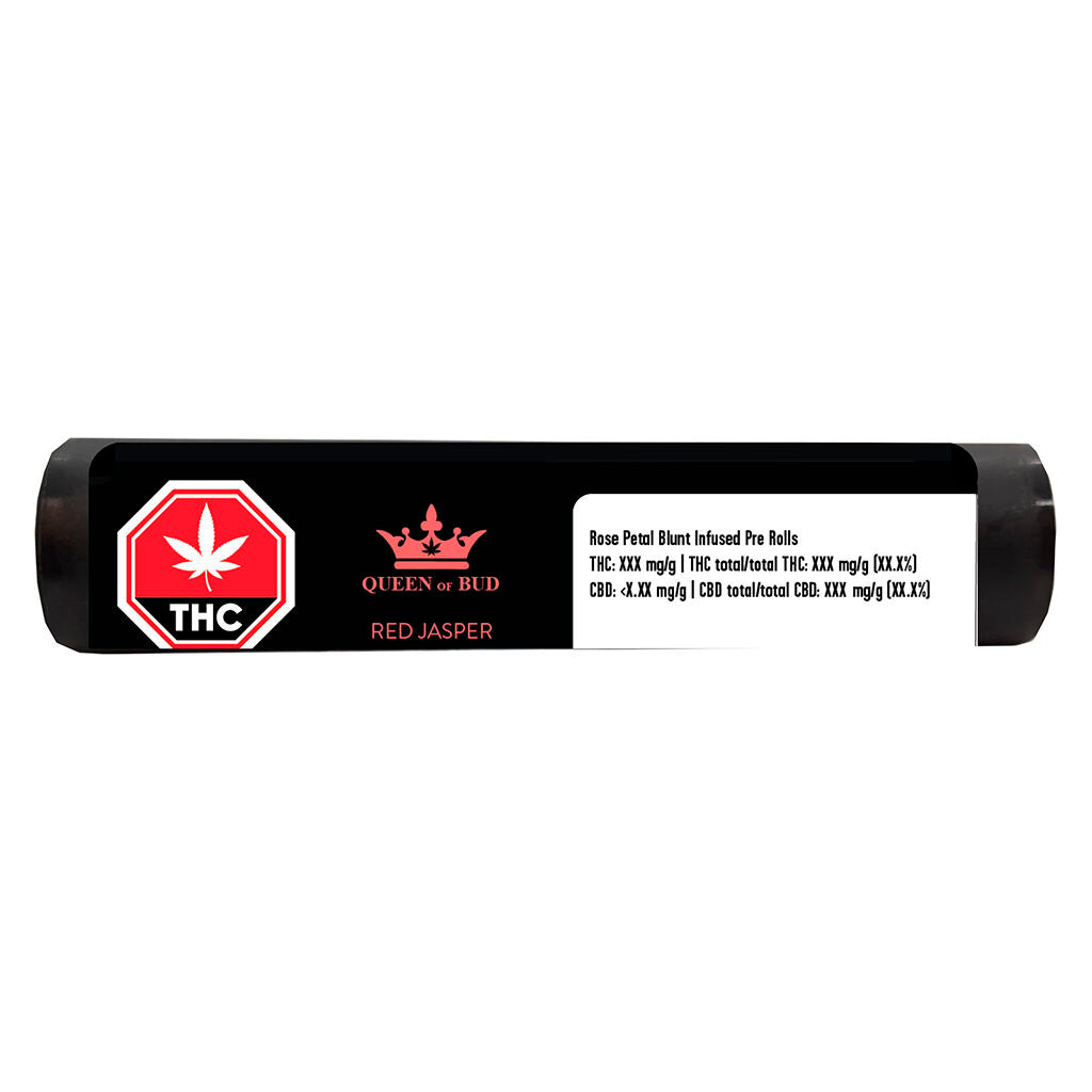 Red Jasper Diamond Infused Rose Blunts For Lovers - 