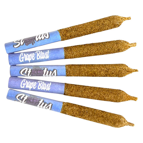 Photo Grape Blast Liquid Diamond Infused Kief Coated Pre-Roll