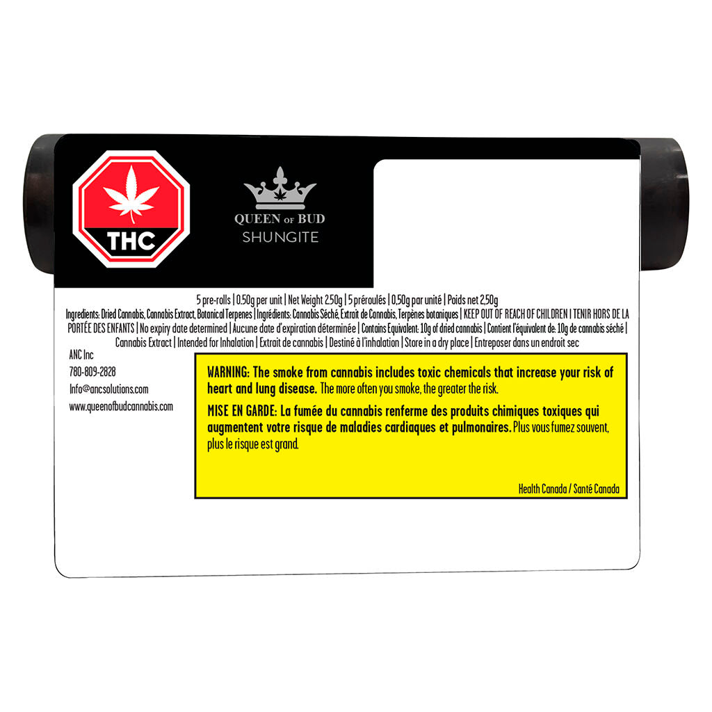 Shungite Liquid Diamond Earl Grey IC Infused Pre-Roll - 