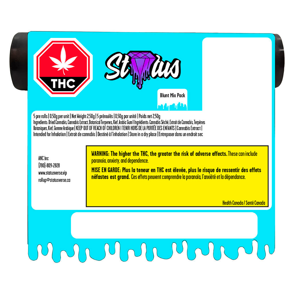 Liquid Diamond Infused Kief Coated Blunt Mix Pack - 
