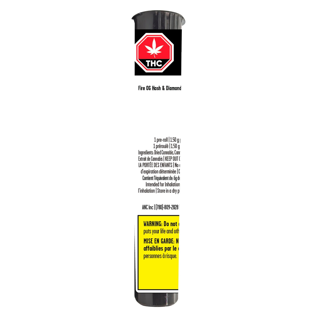 Fire OG Hash & Diamond Infused Pre-Roll - 