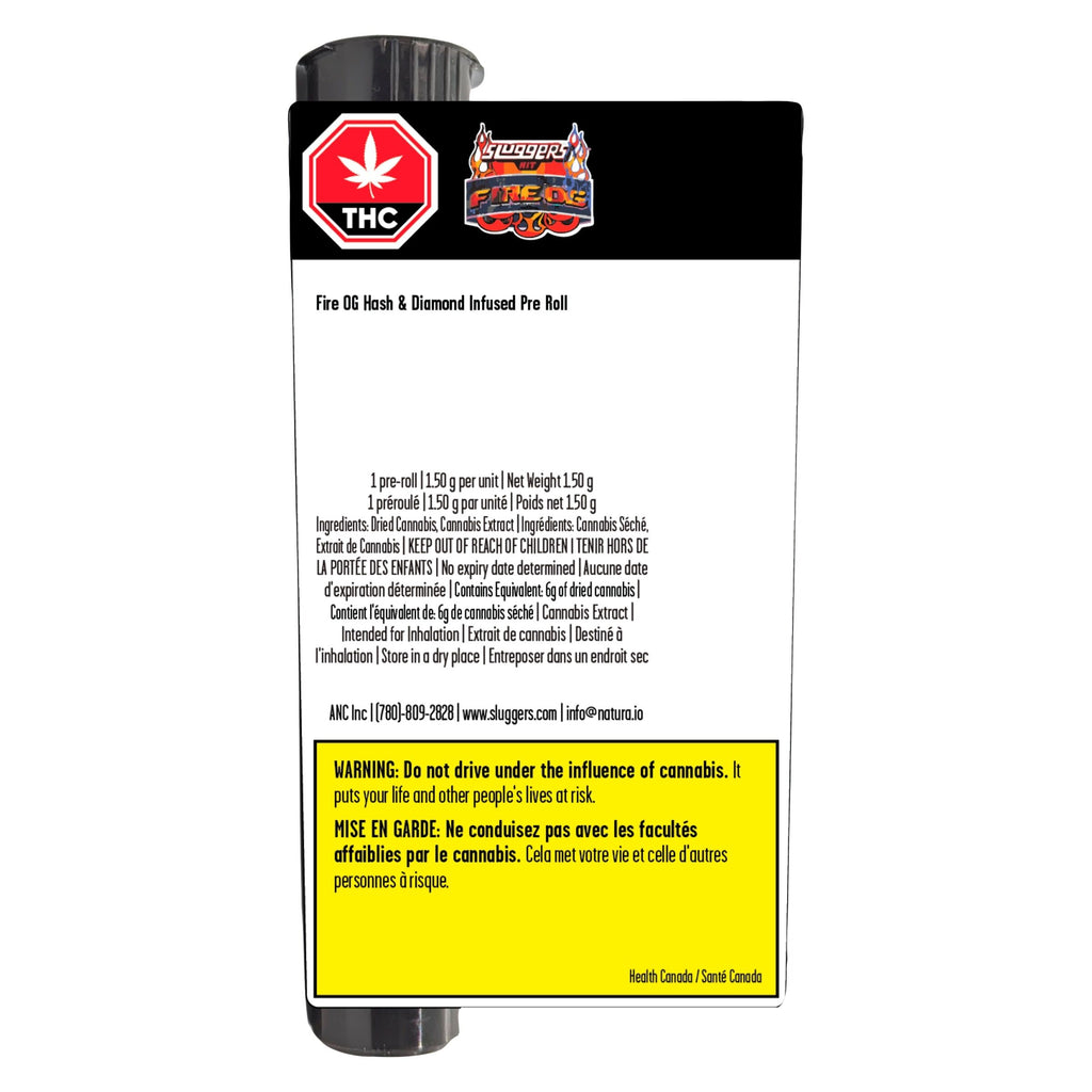 Fire OG Hash & Diamond Infused Pre-Roll - 