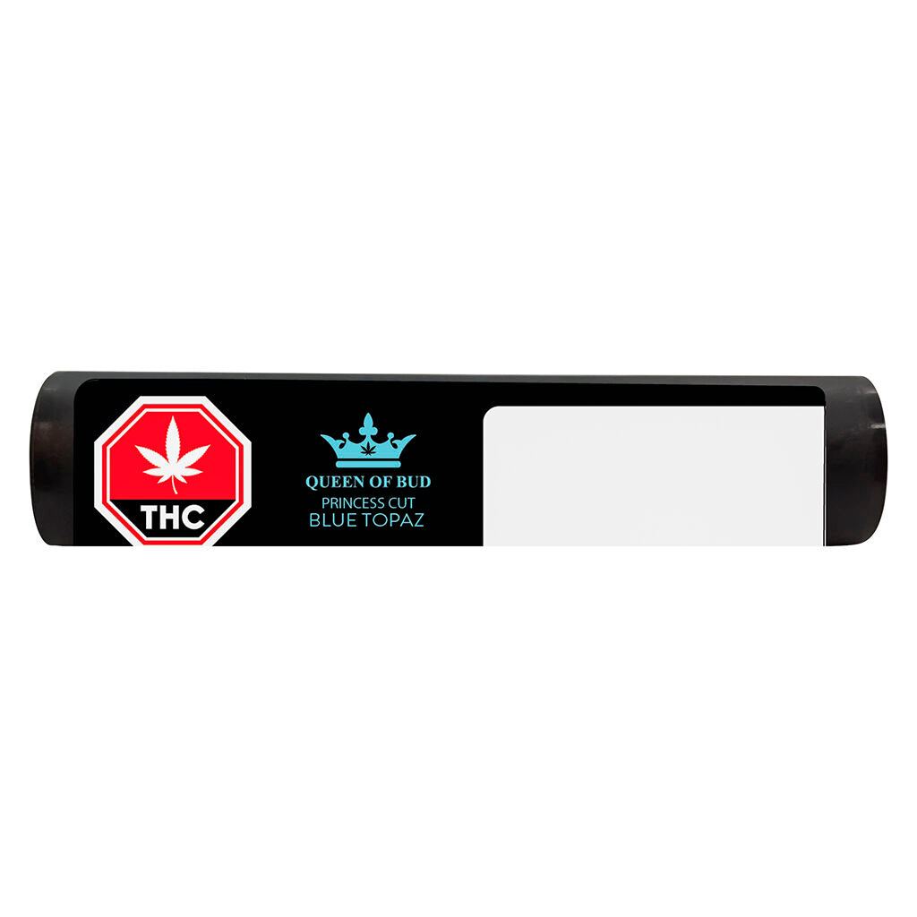 Princess Cut Blue Topaz Infused Pre-Roll - 