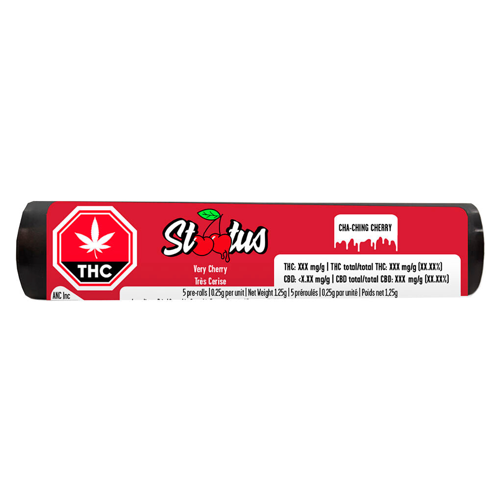Cha-Ching Cherry Liquid Diamond Infused Kief Coated Pre-Roll