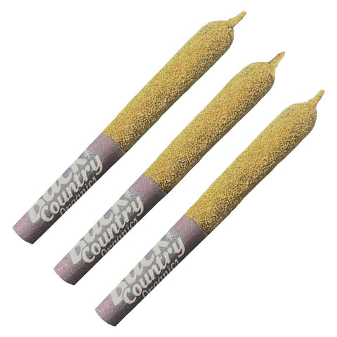 Photo GMO Bomb Rosin Infused Kief Coated Pre-Roll